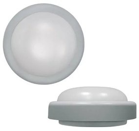 Πλαφονιέρα LED Φ19.7 10W 4000K IP44 Lumen 21-0051061 Γκρι