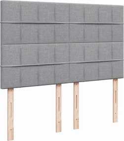 vidaXL Κρεβάτι Boxspring με Στρώμα Αν. Πράσινο 160x200εκ Υφασμάτινο