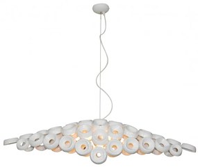 Κρεμαστό Φωτιστικό Οροφής 6xE14 120cm Darina Homelighting 77-4364 Κόκκινο