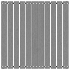 vidaXL Υποπόδια Κήπου 2 τεμ. Γκρι από Μασίφ Ξύλο Πεύκου με Μαξιλάρια