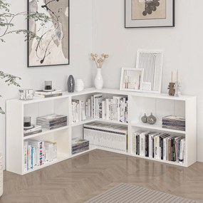 Βιβλιοθήκη Λευκό APENON 120x20x60