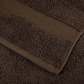 vidaXL Πετσέτα Επισκεπτών SOLUND Καφέ Βαμβάκι