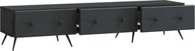 VidaXL Ντουλάπι TV Μαύρο 147 x 34,5 x 30 εκ Επεξεργασμένο Ξύλο