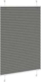 vidaXL Πλισέ περσίδα Ανθρακί 95x150 cm Πλάτος υφάσματος 94,4 cm