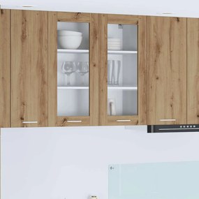 vidaXL Κρεμαστό ντουλάπι Artisan Oak 80 x 31 x 80 εκ.