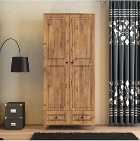 Stewehome Ντουλάπι με 2 πόρτες και συρτάρι μοντέρνου στιλ 79x45x45 cm