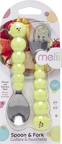 Κουτάλι + Πιρούνι (Σετ) Melii Caterpillar