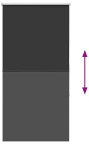 Ρολέρ Μπλακάουτ Μαύρο 80x150 cm Πλάτος υφάσματος 75,7 cm - Μαύρο