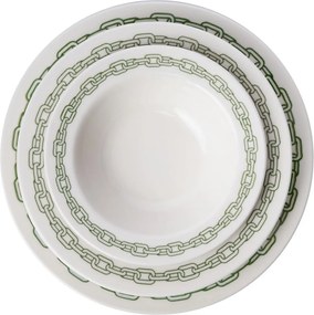 Dinner Set (24 Pieces) Rante24 White
Green