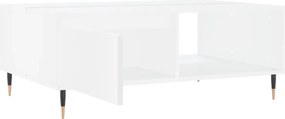 vidaXL Τραπεζάκι Σαλονιού Λευκό 90 x 60 x 35 εκ. Επεξεργασμένο Ξύλο