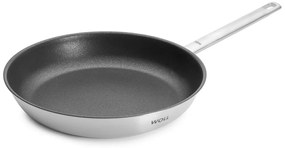 Τηγάνι Αντικολλητικό Steel 528ST 28cm Grey Woll 28cm Ανοξείδωτο Ατσάλι
