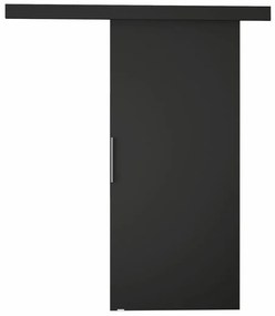 Συρόμενες πόρτες Atlanta 190, 23 kg, Μαύρο, Πλαστικοποιημένη μοριοσανίδα, Αλουμίνιο | Epipla1.gr