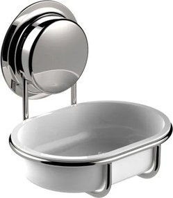 Σαπουνοθήκη επιτοίχια με βεντούζα chrome Sealskin Elementals