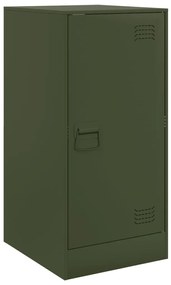 vidaXL Ντουλάπι Πράσινο Λαδί 34,5 x 39 x 73 εκ. από Ατσάλι