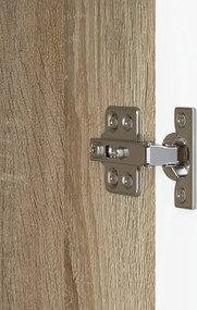 vidaXL Πλαϊνό γραφείο Sonoma Δρυς 66 x 34,5 x 92 εκ.