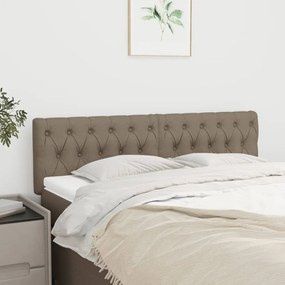 vidaXL Κεφαλάρια Taupe 160x7x78/88 εκ. Ύφασμα
