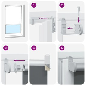 vidaXL Ρολέρ Μπλακάουτ Μπεζ 125x210 cm Πλάτος υφάσματος 121,6 cm