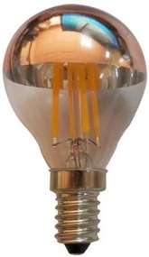 Λαμπτήρας LED Filament E14 Retro 4W 2700K Dimmable Rose Gold  (10 τεμάχια)