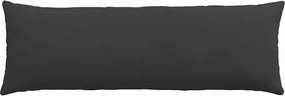 vidaXL Μαξιλάρι Καναπέ 2 pcs Μαύρο 120 x 40 cm ύφασμα