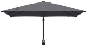 vidaXL Ομπρέλα Κήπου Ανθρακί 248.5 x 247.5 x 160 εκ. ύφασμα
