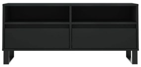 vidaXL Έπιπλο Τηλεόρασης Μαύρο 100x34,5x44,5 εκ. Επεξεργ. Ξύλο