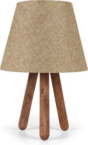 Φωτιστικό Επιτραπέζιο Μπεζ / Καφέ AYD 22x22x33