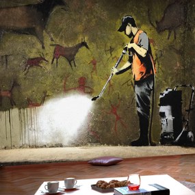 Φωτοταπετσαρία - Banksy - Cave Painting 350x245