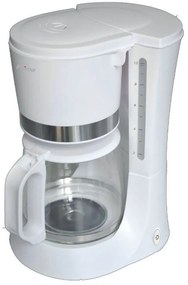 Primo PRCM-40214 Καφετιέρα φίλτρου Eco 1.2L 10φλ Λευκή-Inox