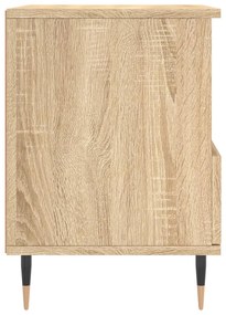 vidaXL Κομοδίνο Sonoma Δρυς 40 x 35 x 50 εκ. από Επεξεργ. Ξύλο