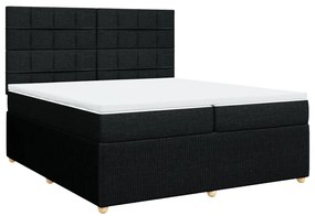 ΚΡΕΒΑΤΙ BOXSPRING ΜΕ ΣΤΡΩΜΑ ΜΑΥΡΟ 200X200 ΕΚ. ΥΦΑΣΜΑΤΙΝΟ 3294465