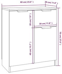 ΝΤΟΥΛΑΠΙΑ 2 ΤΕΜ. ΑΣΠΡΟ 60X30X70 ΕΚ. ΕΠΕΞΕΡΓΑΣΜΕΝΟ ΞΥΛΟ 3115812