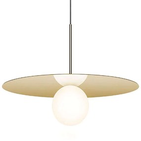 Φωτιστικό Οροφής Bola Disc 22 10679 55,9x15,2cm Dim Led 1100lm 12W Brass Pablo Designs