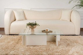 Coffee Table Flavio - Wooden White Wooden White