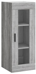 vidaXL Μπουφές Sonoma Γκρι 34,5 x 34 x 180 εκ. από Επεξεργασμένο Ξύλο