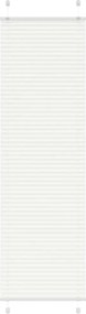 vidaXL Πλισέ περσίδα Λευκό 65x200 cm Πλάτος υφάσματος 64,4 cm