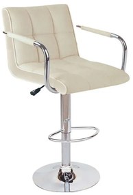 ΣΚΑΜΠΟ ΜΕΤΑΛΛΙΚΟ ΚΡΕΜ BAR/54 52X51X63-83/90-110εκ. (Σετ 2 ΤΕΜ)