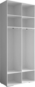 Ντουλάπα Inova IV 100 Δίφυλλη-Cashmere - Χρυσό