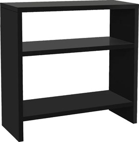 Τραπεζάκι βοηθητικό Silvanus Megapap χρώμα μαύρο 51x17,5x49εκ.