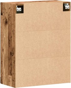 vidaXL Επίτοιχο ντουλάπι Παλιό ξύλο 69,5x34x90 cm