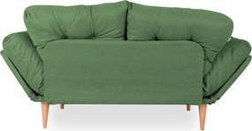 Τριθέσιος Καναπές Κρεβάτι Πράσινο BUTULA 85x200x80