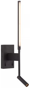 Φωτιστικό Επίτοιχο Lucide 68210-09-30 FINAN Μαύρο Ματ (Black Mat)|Λευκό (White) 2700 K