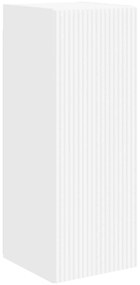 vidaXL Σετ επίπλου τηλεόρασης Επιτοίχιο 2 pcs Λευκό Επεξεργασμένο ξύλο