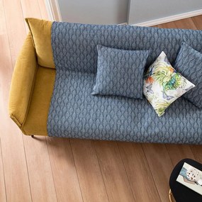 Ριχτάρι Peacock 935/ 01 Royal Blue Gofis Home Armchair 180x180cm Cotton-Acrylic