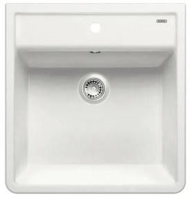 Blanco Panor 60 Επικαθήμενος Νεροχύτης Κεραμικός 63x60cm Crystal White Glossy