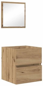 vidaXL Ντουλάπι Μπάνιου με συρτάρι Artisan Oak 41 x 38.5 x 45 cm