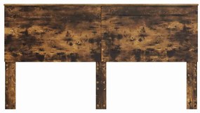 vidaXL Κεφαλάρι Καπνιστό Δρύς 200 cm Επεξεργασμένο ξύλο