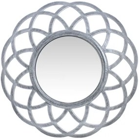 Καθρέπτης Τοίχου ArteLibre Ασημί Πλαστικό Φ40.6x4.4cm