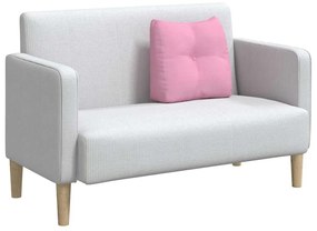 vidaXL Μαξιλάρι Πλάτης Ροζ 45 x 24 x 50 εκ ύφασμα