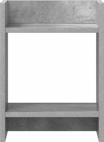 vidaXL Βάση φυτών 2 τεμ. Γκρι Σκυροδέματος 30 x 30 x 40 cm