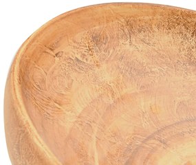 vidaXL Νιπτήρας Οβάλ Καφέ 59 x 40 x 15 εκ. Κεραμικός